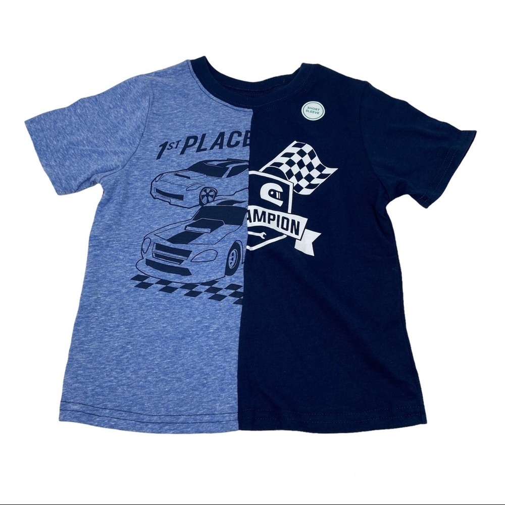 Garanimals Boys 3T/NP3 Two-tone Blue Top NWT